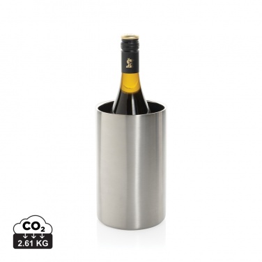 Logo trade promotional products picture of: Vino RCS certified recycled stainless steel wine bucket